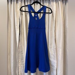 Armani exchange blue knit dress